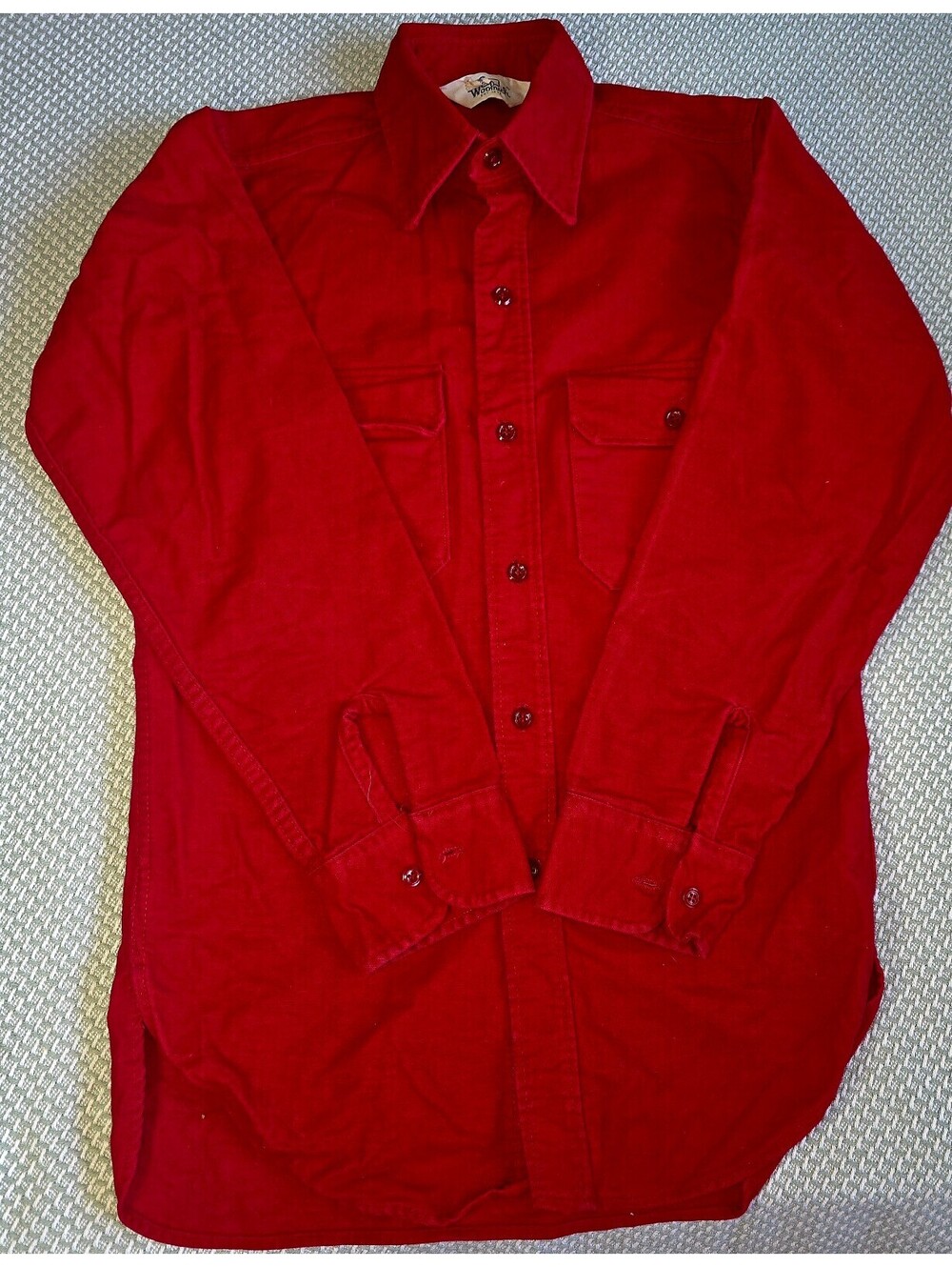 Men's vintage Woolrich chamois shirt size small